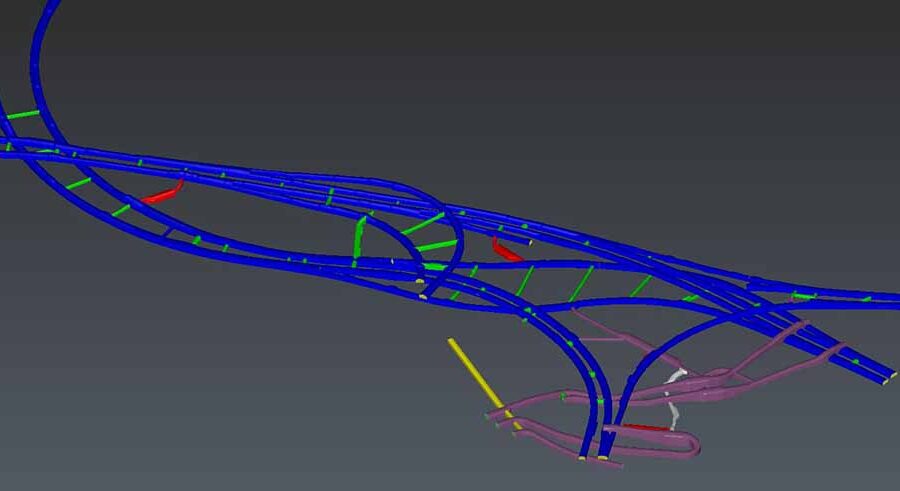 Rozelle Interchange network